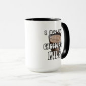 Ich laufe für Schokoladenmilch Tasse (VorderseiteRechts)