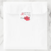 Ich laufe heimlich mit der SLAMINA Runder Aufkleber (Tasche)