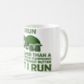 Ich laufe. Ich bin langsamer als eine Schildkröte, Kaffeetasse (VorderseiteRechts)