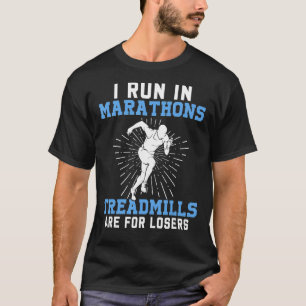 Ich laufe in Marathons Fun Running Fitness Runner T-Shirt