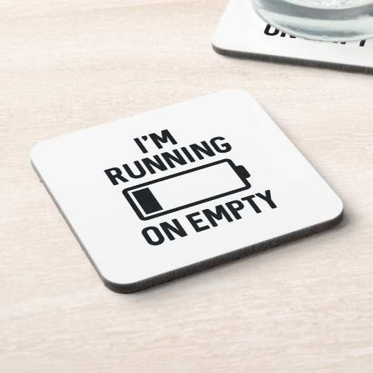 Ich laufe leer getränkeuntersetzer (Linke Seite)