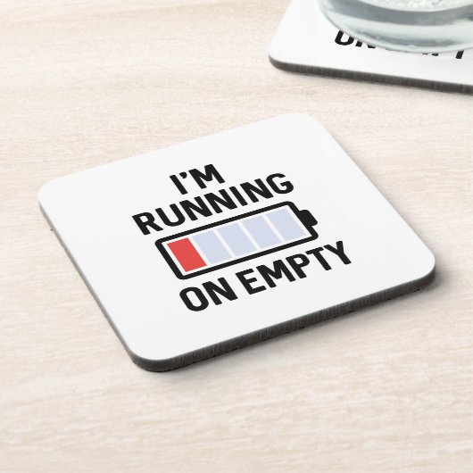 Ich laufe leer getränkeuntersetzer (Linke Seite)