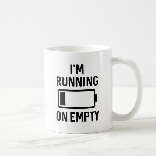 Ich laufe leer kaffeetasse (Rechts)
