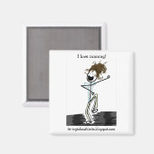 Ich laufe Liebe. Magnet! Magnet (Vorderseite/Rückseite)