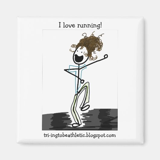 Ich laufe Liebe. Magnet! Magnet (Vorne)