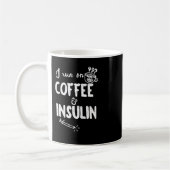 Ich laufe mit dem Programm für Kaffee und Insulin Kaffeetasse (Links)