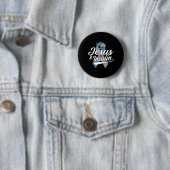 Ich laufe mit Jesus und Insulin Typ 1 T1d Diabetes Button (Beispiel)