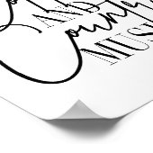 Ich laufe mit Kaffee und Country Musik Poster (Ecke)