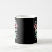 Ich laufe mit Kaffee und Garn - Lustiger Stricklie Kaffeetasse (Mittel)