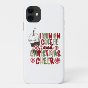 Ich laufe mit Kaffee und Weihnachtsstimmung Case-Mate iPhone Hülle