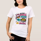 Ich laufe mit Koffein Tri-Blend Shirt (Vorderseite)