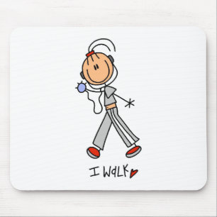 Ich laufe mousepad