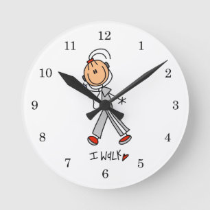 Ich laufe runde wanduhr