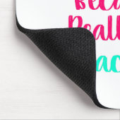 Ich laufe, weil ich Macarons mag, der lustiges Mousepad (Ecke)