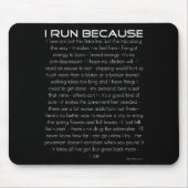 Ich laufe weil mousepad (Vorne)