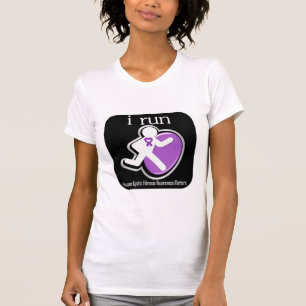 ich laufe, weil zystische Fibrose von Bedeutung T-Shirt