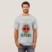 Ich laufe wie ein kenianischer Runner, inspirieren T-Shirt (Vorne ganz)