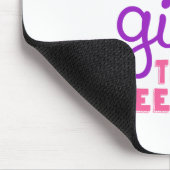 Ich laufe wie ein Mädchen Mousepad (Ecke)