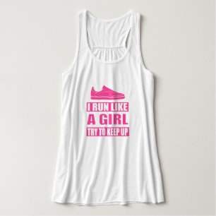 Ich laufe wie ein Mädchen Tank Top