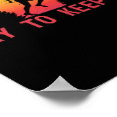 Ich laufe wie ein Mädchen, um den Ausdauerrennen B Poster (Ecke)