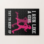 Ich laufe wie ein Mädchen, versuche aufzustehen Puzzle (Horizontal)