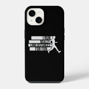 Ich laufe wirklich lange Strecken zum Spaß Maratho iPhone 14 Hülle