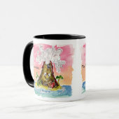 Ich lava dich, du hast mich Cartoon Vulkan. Tasse (Vorderseite Links)