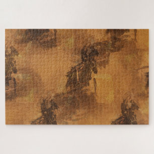 Ich lebe auf Barrel Race - Rodeo Event Jigsaw Puzz Puzzle