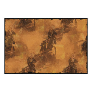 Ich lebe auf der Barrel Race - Rodeo-Veranstaltung Fotodruck