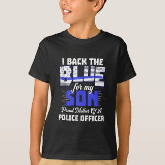 Ich lebe Blue My Son Ts Women Thin Line Mama Gesch T-Shirt