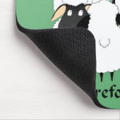 Ich lebe… deshalb mich bin Mousepad in Herden (Ecke)