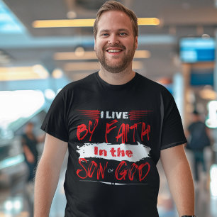 Ich lebe durch Glauben - Gebet Heiliger Geist Chri T-Shirt