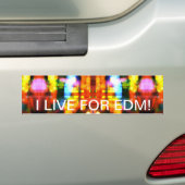Ich lebe für EDM! Autoaufkleber (Auf Auto)