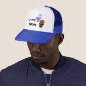Ich lebe für Hopfenhut/Cap Truckerkappe (Beispiel)