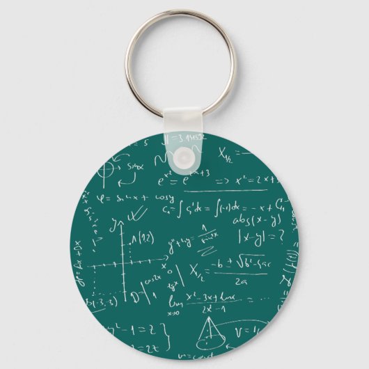 Ich lebe für Mathe Schlüsselanhänger (Vorderseite)