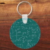 Ich lebe für Mathe Schlüsselanhänger (Vorderseite)