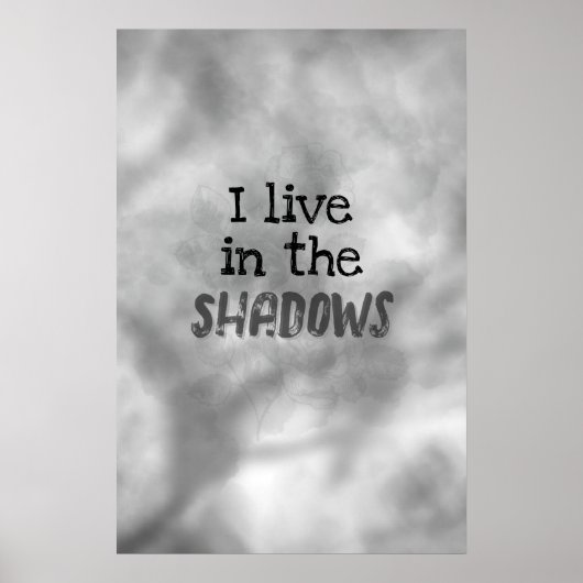 Ich lebe im Schatten Poster (Vorne)