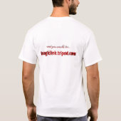 ich lebe in der Bedrängnis… T-Shirt (Rückseite)