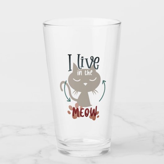 Ich lebe in der Zwischenzeit Glas (Vorderseite)