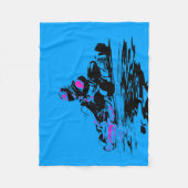 Ich lebe in Kart - Go Kart Racer Fleecedecke (Vorderseite)