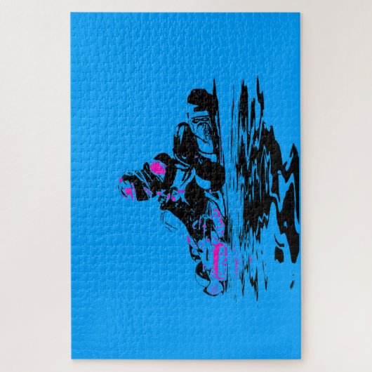 Ich lebe in Kart - Go Kart Racer Jigsaw Puzzle (Vertikal)