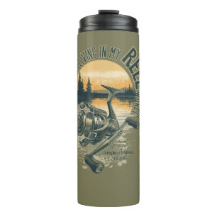 Ich lebe in meiner Lustiges Fischer-Geschenk Thermosbecher