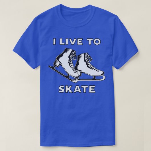 Ich lebe in Skate T-Shirt (Design vorne)