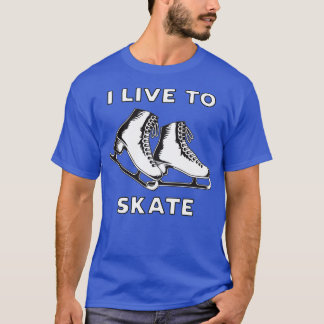 Ich lebe in Skate T-Shirt