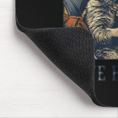 Ich lebe jetzt hier lustiger Waschbär-Camping Mousepad (Ecke)