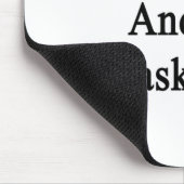 Ich lebe Liebe und esse Basketball Mousepad (Ecke)