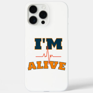 Ich lebe lustiger Spruch-Tasche iPhone 16 Pro Max Hülle