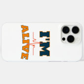 Ich lebe lustiger Spruch-Tasche Case-Mate iPhone Hülle (Rückseite (Horizontal))
