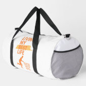 Ich lebe mein bestes Leben im Geschäft Duffle Bag (Rechte Ecke)