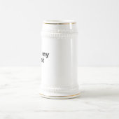 Ich lebe mein ganzes Leben. Bierglas (Mittel)